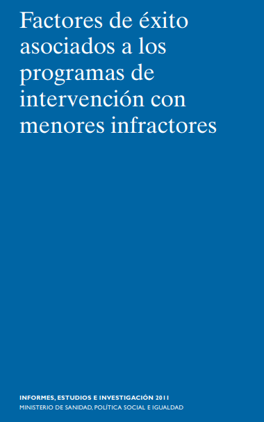 Factores de éxito asociados a los programas de intervención con menores infractores