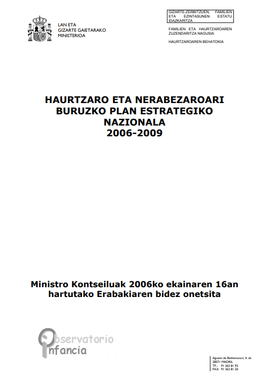 Plan estratégico nacional (texto en euskera)